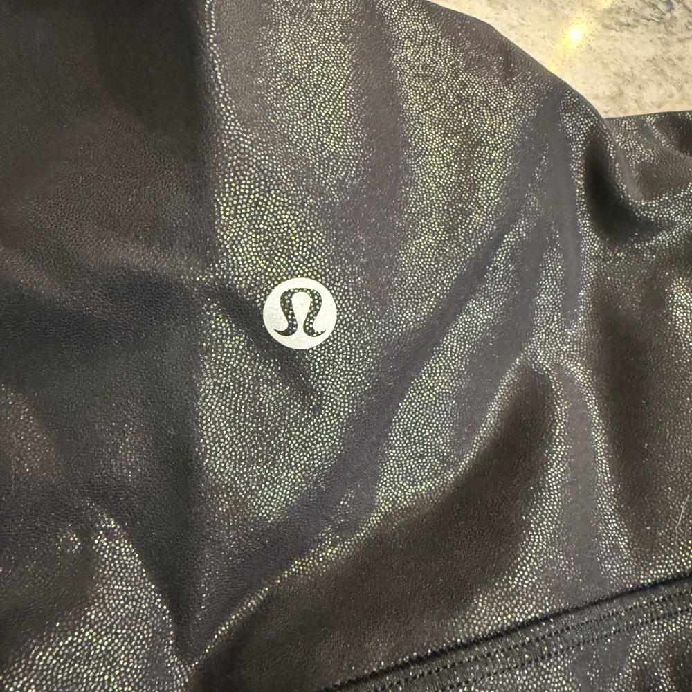 Lululemon Athletica Black Sparkle Leggings